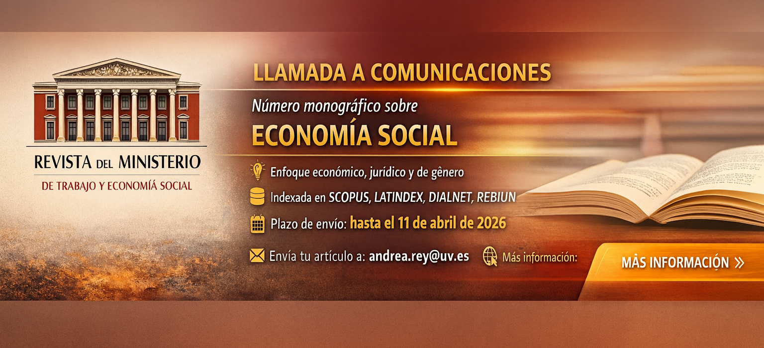 Llamada a comunicaciones: Revista del Ministerio de Trabajo y Economía Social